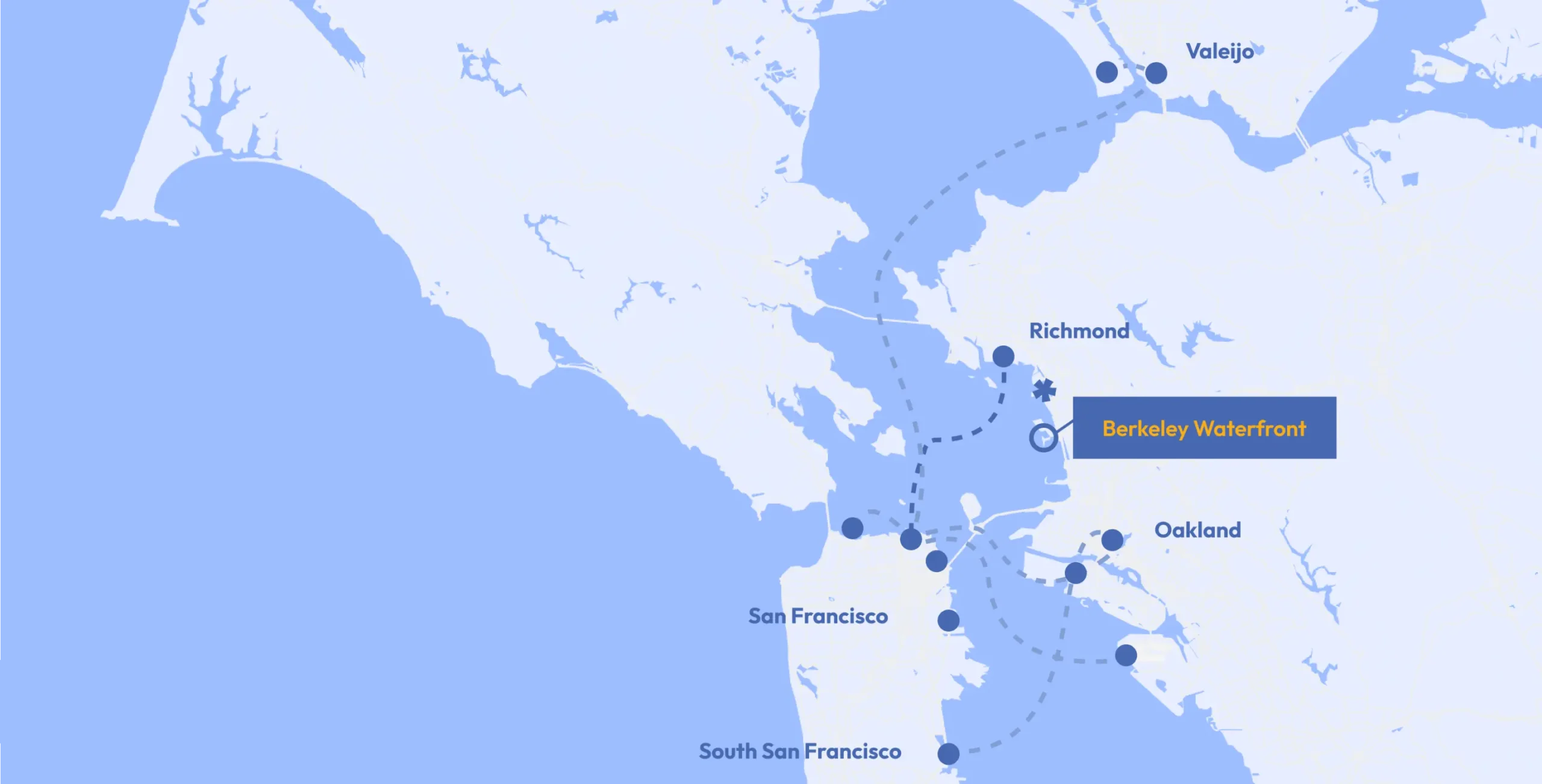 Berkeley Waterfront map